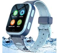 Fitonme 4G Montre Connectée Enfant, Montre GPS Tracker Téléphone Portable WiFi étanche Position en Temps Réel Message D'appel Vidéo Pedrometer Geofence SOS Anti Perte Montre GPS Enfant Smartwatch