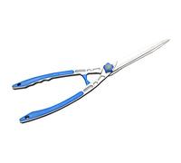 FITOOL Cisaille à haie 605 mm - Cisaille à gazon - Lame en acier inoxydable de 230 mm - Corps en aluminium avec grip en vinyle doux au toucher