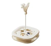 Fitooles Baguette multifonctionnelle pour coller le jeu amusant réduisant la solitude chez les chatons adultes cloches jouet sonore