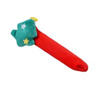 Fitooles Housse de poignée de porte souple Père Noël Décoration de fête de vacances avec design rembourré sans danger pour les enfants Tissu convivial Protecteur de poignée de porte de Noël