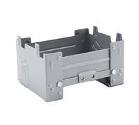 Fitooles Réchaud de camping randonnée pique-nique barbecue pliable alcools brûleurs combustibles solides four brûleurs