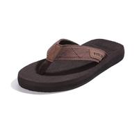 FITORY Tongs Homme Adulte - Été Flip Flop Plates Antidérapantes pour Plage/Piscine Sandales Marron Taille 40 EU