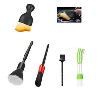 Fitosy Ensemble de brosses à poussière super douces pour tableau de bord et grille d'aération de voiture, accessoires de nettoyage pour décoration de voiture, automobile, camion, SUV, camping-car