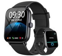 Fitpolo Montre Intelligente IP68Etanche GPS de randonnée Bracelet Connecté Cardio Podomètre vélo Montre Connectée Femmes, Tracker d'Activité Natation pour Android iOS GPS de Running Homme Noir