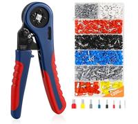 FitRepa Pince à sertir 0,08-10 mm² - Avec 1200 embouts de câble - Pince à sertir pour bricolage et besoins industriels