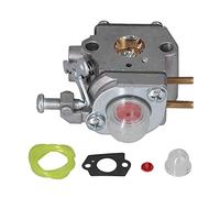 Fits TroyBilt TB32EC TB225 TB22EC 25cc 2Cycle Carburetor Gasket Bulb Kit Crankshaft Trimmer Trimmer Carburetor Power Transmission Ultra Stabilizer Fuel Tips for Lawn Mowe
