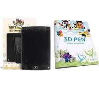 Fits4Kids Tablette à dessin LCD 3D Pen & livre de gabarits - Starter Pack d'accessoires pour stylo 3D - jouet idéal pour les enfants créatifs