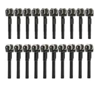 FiTspi 20 roues en silex pour briquets, mécanisme de remplacement compatible avec briquets Clipper (10 petites pièces + 10 grandes)