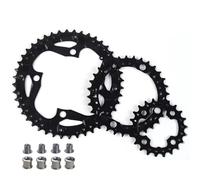 FiTspi 64/104 BCD Plateau de pédalier 3 x 9S 22T 32T 44T Triple plateau de pédalier durable pour vélo de route, VTT