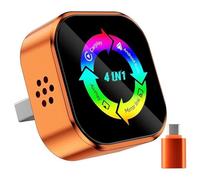 FiTspi Adaptateur CarPlay sans fil 4 en 1, câblé vers sans fil pour iOS CarPlay et Android Auto, prend en charge AirPlay et MirrorLink Screen MirrorLink, adaptateur de voiture USB Plug & Play