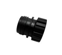 FiTspi Adaptateur pour verre de cristal vers bouteille en plastique 0,7 L adaptateur pour connecter une bouteille en verre avec machine Noir