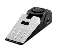 FiTspi Butée de porte d'alarme de sécurité réglable Sensibilité de porte en forme de cale Alarme de porte Système de sécurité domestique Convient pour la maison hôtel Détection d'alerte d'intrus