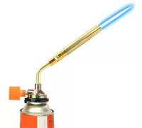 FiTspi Chalumeau à gaz butane résistant au vent - Allumage de soudage - Outil de barbecue - Pistolet à flamme professionnel pour cuisine, barbecue, dessert, gâteaux, cheminée, projets d'artisanat