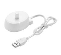 FiTspi Chargeur de brosse à dents électrique pour brosse à dents Braun Oral-B Series D12 D20 D16, adaptateur de brosse à dents, chargeur universel avec port USB