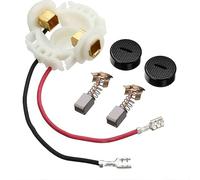 FiTspi Kit de support de balai de carbone (support de brosse + brosse + couvercle) pour Makita BGA450 BGA452 DGA452 643954-4 CB430