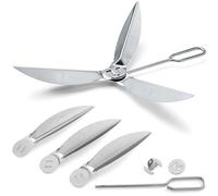 FiTspi Kit de système de nettoyage One-Touch 57 cm pour barbecue Kettle Weber 22" 90992 3618 7443