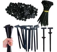 FiTspi Lot de 100 pinces universelles en nylon pour serre-câbles, robustes et autobloquantes en nylon, rivets de retenue de pare-chocs, outil multifonction en plastique pour réparation quotidienne de