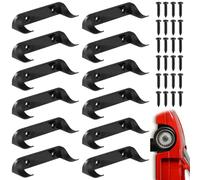 FiTspi Lot de 12 supports muraux de voiture livrés avec 24 vis, support vertical pour les amateurs de voiture de collection de voitures, étagère de support de voiture compatible avec toutes les séries