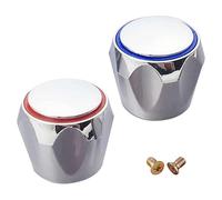 FiTspi Lot de 2 couvercles de rechange en plastique pour robinet de salle de bain et évier de cuisine (poids de chaque : 20 g)