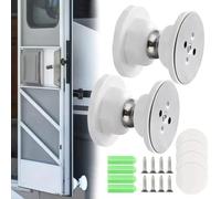 FiTspi Lot de 2 paires de loquets magnétiques de porte et de support pour camping-car, remorques de voyage pour garder la porte ouverte, loquets de porte pour porte de bagages de camping-car