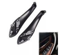 FiTspi Lot de 2 poignées de porte intérieure avant gauche et avant droite pour B-MW F30 F31 F32 F33 F35 F36 F80 F82 F83 2012-18 Noir