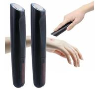 FiTspi Lot de 2 stylos électroniques anti-piqûres d'insectes pour moustiques, abeilles, piqûres d'araignée, soulagement rapide des démangeaisons et gonflements, outil portable pour camping, voyage