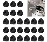 FiTspi Lot de 24 œillets en caoutchouc pour cuisinières de camping-car, compatibles avec les tiges Dometic, Smev et Thetford de 5 mm