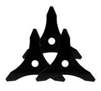 FiTspi Lot de 3 lames de débroussailleuse 3 dents avec alésage de 25,4 mm pour débroussailleuse Husqvarna, Stihl