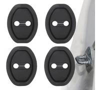 FiTspi Lot de 4 accessoires de verrouillage en silicone - Loquets de porte de véhicule - Protection de loquet de porte - Butée de verrouillage de portière - Housse de protection pour taxi et voiture