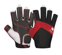 FitsT4 Sports 3/4 Doigts Paume rembourrée Dos en Maille pour Plus de Confort Parfaits pour la Voile, Le canoë, Le Kayak, Le Sup et Le Stand up Paddle