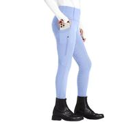 FitsT4 Sports Culotte d'équitation pour Enfants Leggings d'équitation pour Filles Fond intégral en Silicone Pantalon d'équitation Taille Haute avec 2 Poches latérales