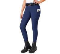FitsT4 Sports Pantalon d'équitation extensible pour filles avec poches zippées