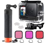 FitStill 3 Pack Waterproof Protective Case for Go Pro Hero 13 Hero 12 Hero 11 Hero 10 Hero 9 Black 60M