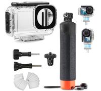 FitStill Boîtier étanche avec interface magnétique à dégagement rapide compatible avec DJI Osmo Action 5 Pro Action 4 Action 3, monopode flottant