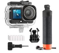FitStill Boîtier étanche pour DJI Osmo Action 6, Boîtier de Protection pour la Plongée sous-Marine jusqu'à 196 PI/60 M + Poignée de Flottabilité, Kit de Plongée pour Action 6