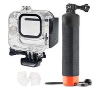FitStill Étui de protection étanche 60 m compatible avec Go Pro HERO11 Black Mini, monopode flottant, poignée de plongée pour caméra d'action Hero 11 Mini, kit d'accessoires
