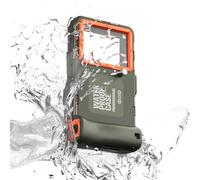 FiTSTILL Étui de téléphone étanche universel vert 15 m Sac de téléphone sous-marin pour la natation et la plongée avec tuba pour iPhone 15/14/13/12/11 Pro Max Samsung Huawei Google One Plus Xiaomi LG