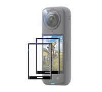 FiTSTILL Lot de 2 films de protection d'écran en verre trempé - Convient pour Insta x5/x4 - 5 accessoires - Dureté 9H