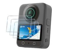 FiTSTILL Osmo 360 Lot de 3 films protecteurs d'écran en verre trempé pour DJI Osmo 360 Dureté 9H Anti-traces de doigts
