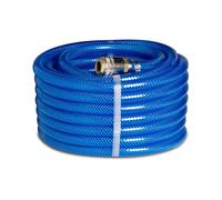 FITT AIR HOSE KIT 9 mm x 10 m - Tuyau Air Comprimé Flexible avec Raccords et Raccord rapide ; Made in Italy ; en PVC avec renfort en polyester ; Pression d'éclatement 60 bar ; Résiste de -20° à +60°C