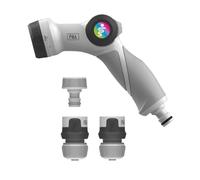 FITT Ensemble composé de 1 Pistolet Multi-Jet, 2 raccords Automatique (1 avec aquastop) et 1 Nez de Robinet de 3/4"