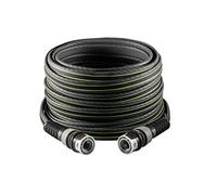 FITT FORCE 3/4" 25 m, Tuyau d'arrosage compact et léger pour usage intensif, couleur Gris avec des Lignes Vertes