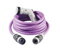 FITT IKON 10 m - Tuyau d'arrosage extensible, compact, léger et prêt à l'emploi, avec pistolet multi-jet, Lavande