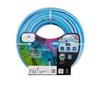 FITT NTS JEANS 1/2" (12,5 mm) 50 m - Tuyau d'Arrosage de Jardin robuste et malléable Bleu clair pour une Utilisation intensive