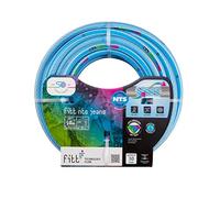 FITT NTS Jeans 5/8" (15 mm) 50 m - Tuyau d'arrosage de Jardin Robuste et malléable Bleu Clair pour Une Utilisation Intensive