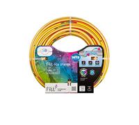 FITT NTS Orange 5/8" (15mm) 50 m - Tuyau d'arrosage Jaune Brillant pour Les Jardins, Robuste et malléable, pour Usage intensif