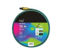 FITT PLUVIO 7,5 m - Tuyau d’arrosage plat perforé à trois voies pour l'irrigation à jet et à imprégnation, pour un usage semi-professionnel