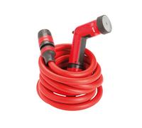 FITT YOYO BAG 10 m, Tuyau d'Arrosage de Jardin Extensible pour Arrosage avec Étui Pratique Doté de Poignée et Fermeture Éclair pour Le Transporter