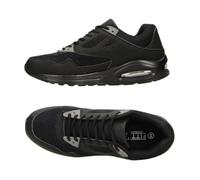 Fitters Sean Baskets pour homme en grandes tailles avec semelle amortie de l'air Pointure 47 48 49 50, Noir , 48 EU