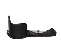 fittings4you CC1785a Demi-coque en cuir véritable compatible avec Sony A7R Noir